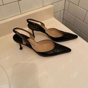 Manolo Blahnik slingback heels